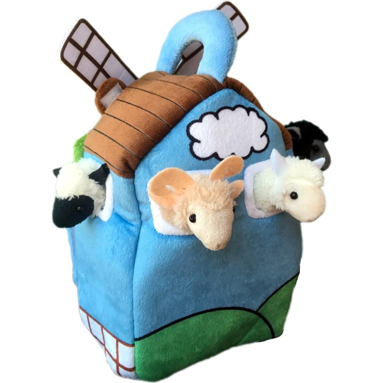 Molino de Viento Oveja Granja Juguete de Peluche Adore 30 cm