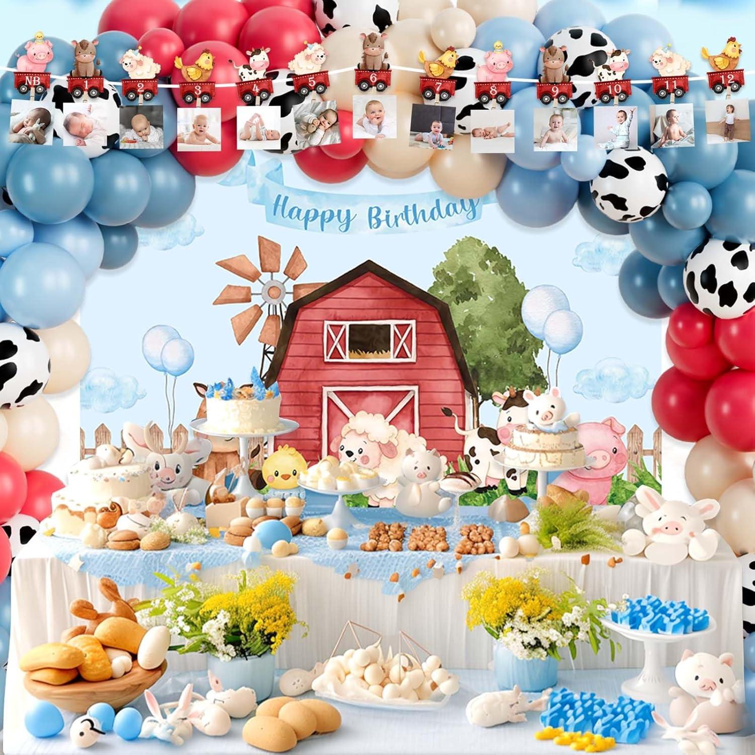 Decoraciones de Fiesta de Granja para Niños - Party Inspo - 160 Pcs