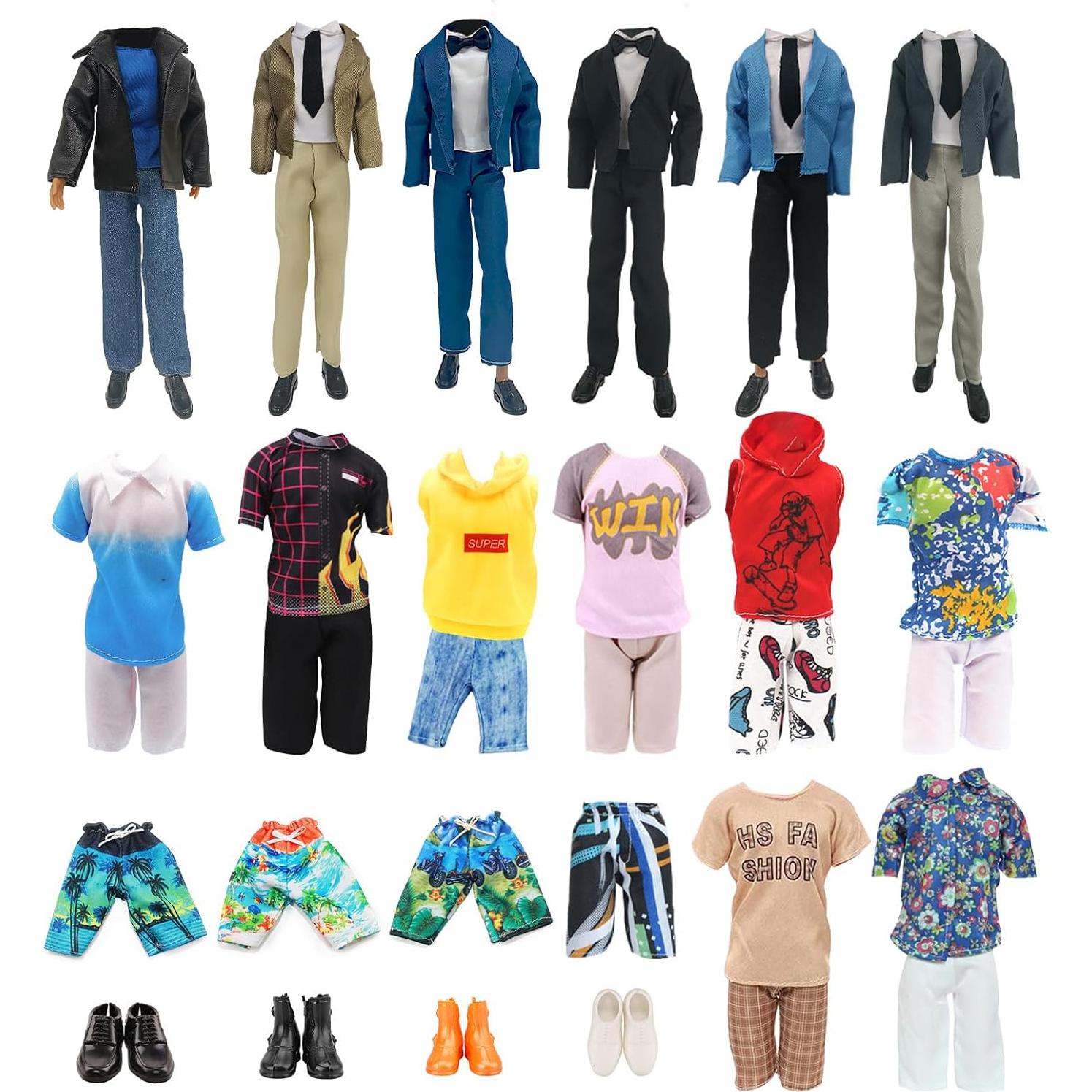 Ropa de Muñeca 10 Piezas Carreuty 30cm Accesorios