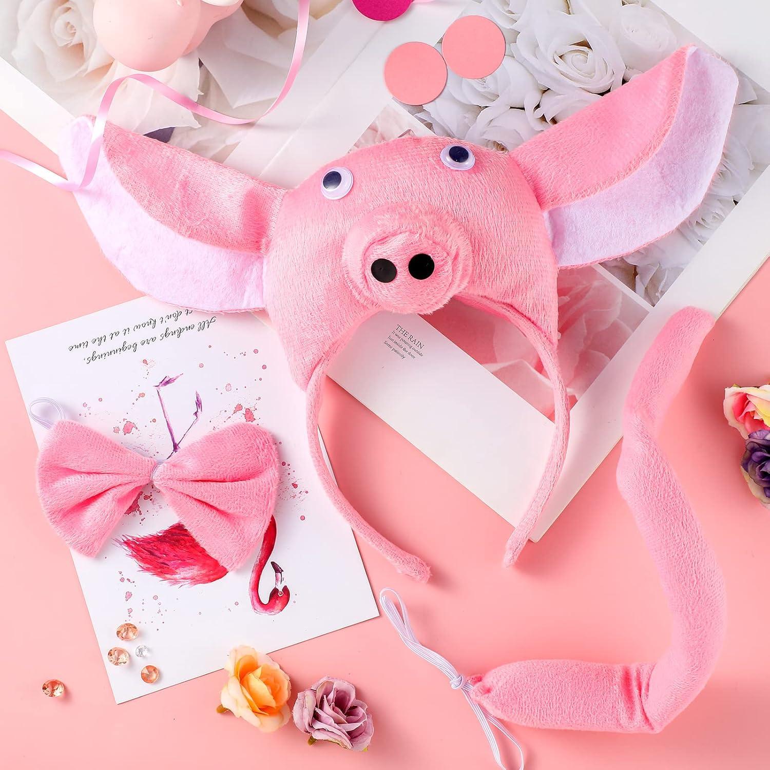 Conjunto Disfraz Cerdo Niños 6 Piezas Kingdder Franela