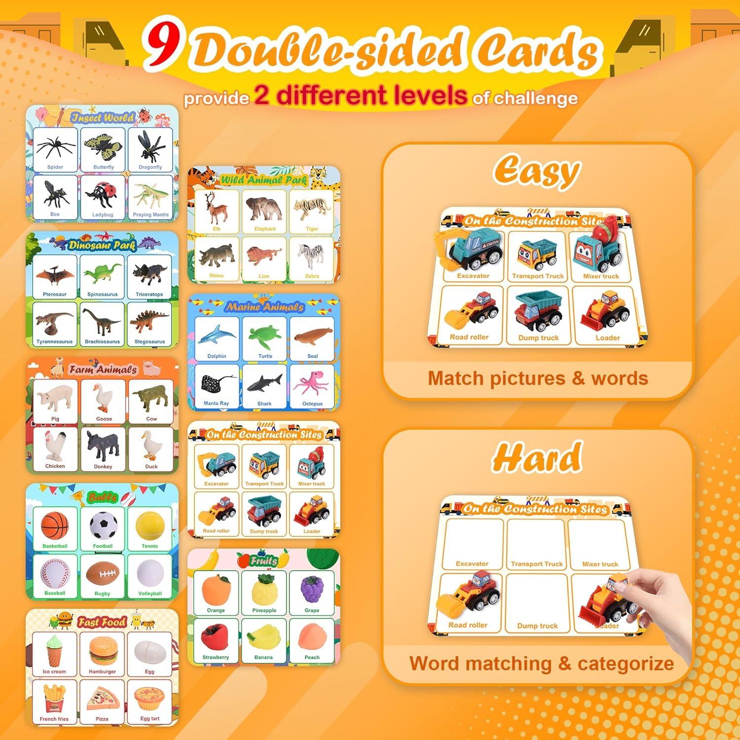 Juguete Educativo Montessori Nicella - Clasificación 9 Temas