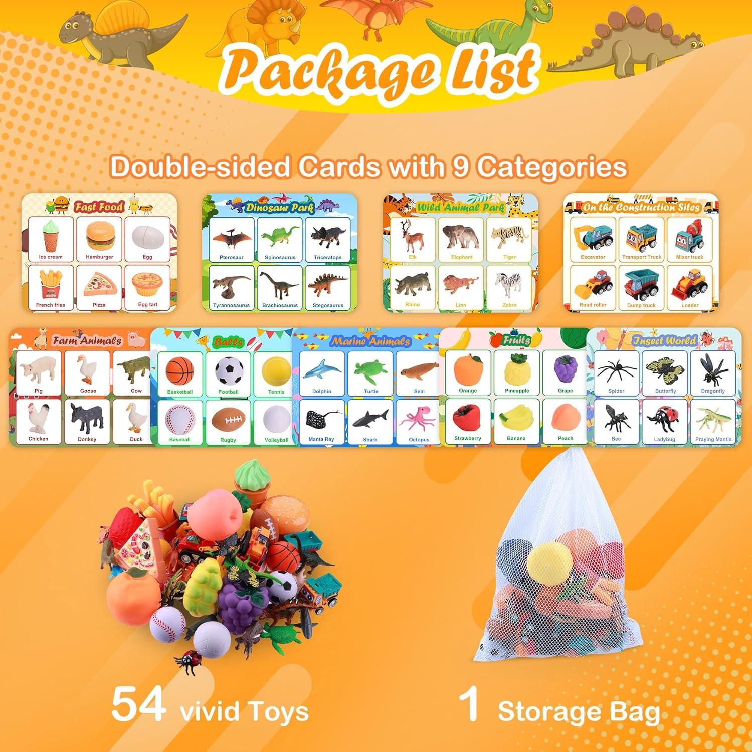 Juguete Educativo Montessori Nicella - Clasificación 9 Temas