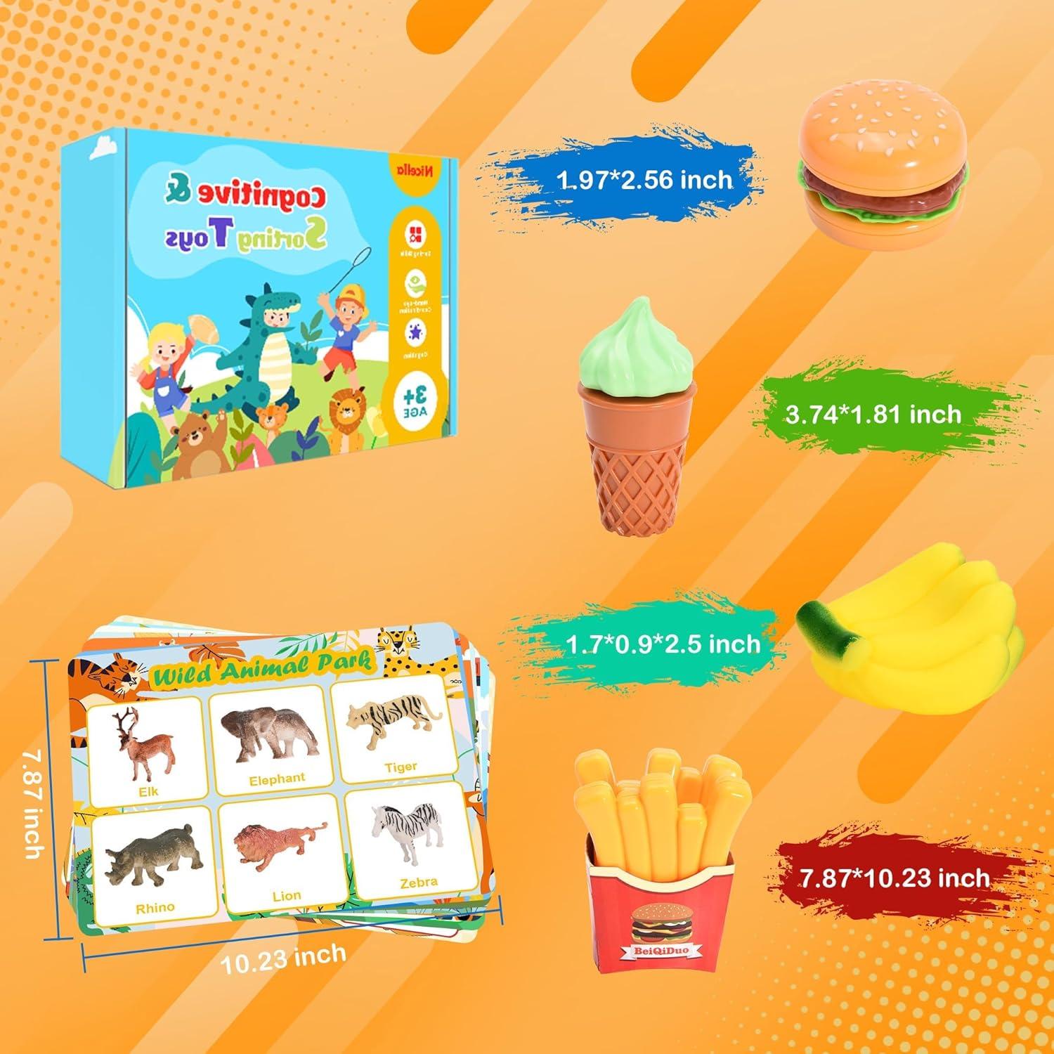 Juguete Educativo Montessori Nicella - Clasificación 9 Temas