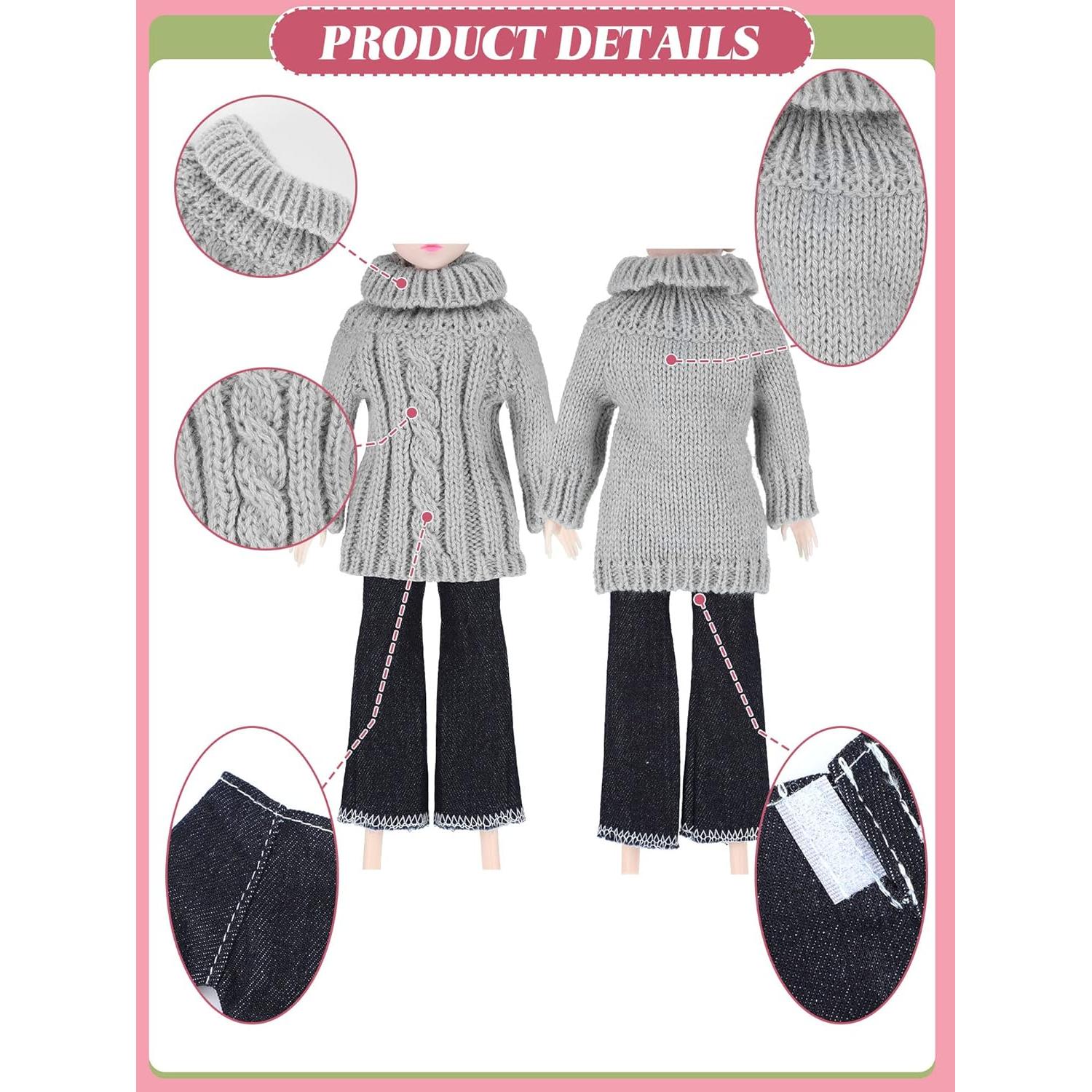 Conjunto Ropa para Muñecas Bencailor 8 Piezas Algodón