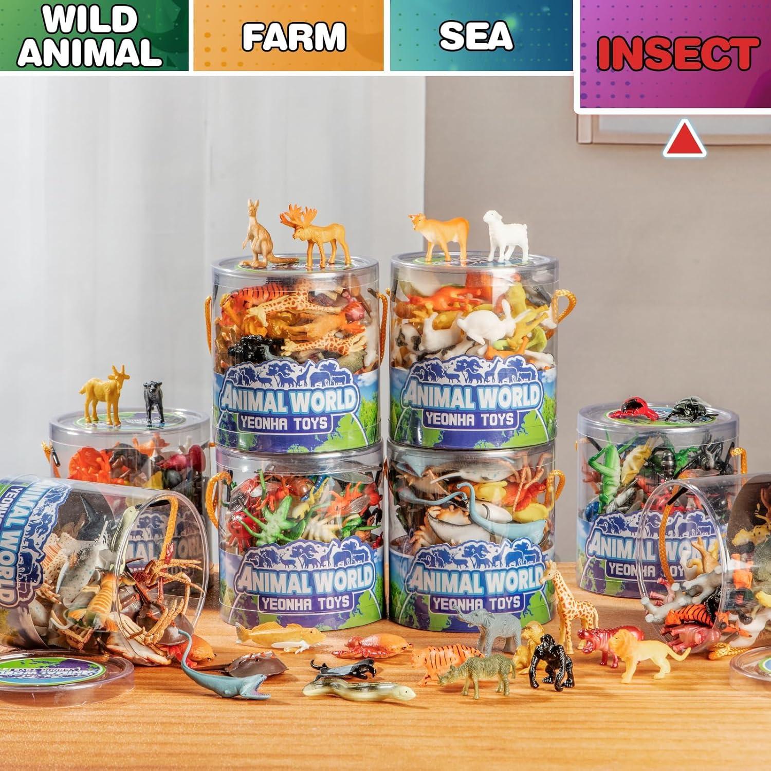 60 Piezas Juguetes de Insectos Yeonha Toys - Regalo Educativo