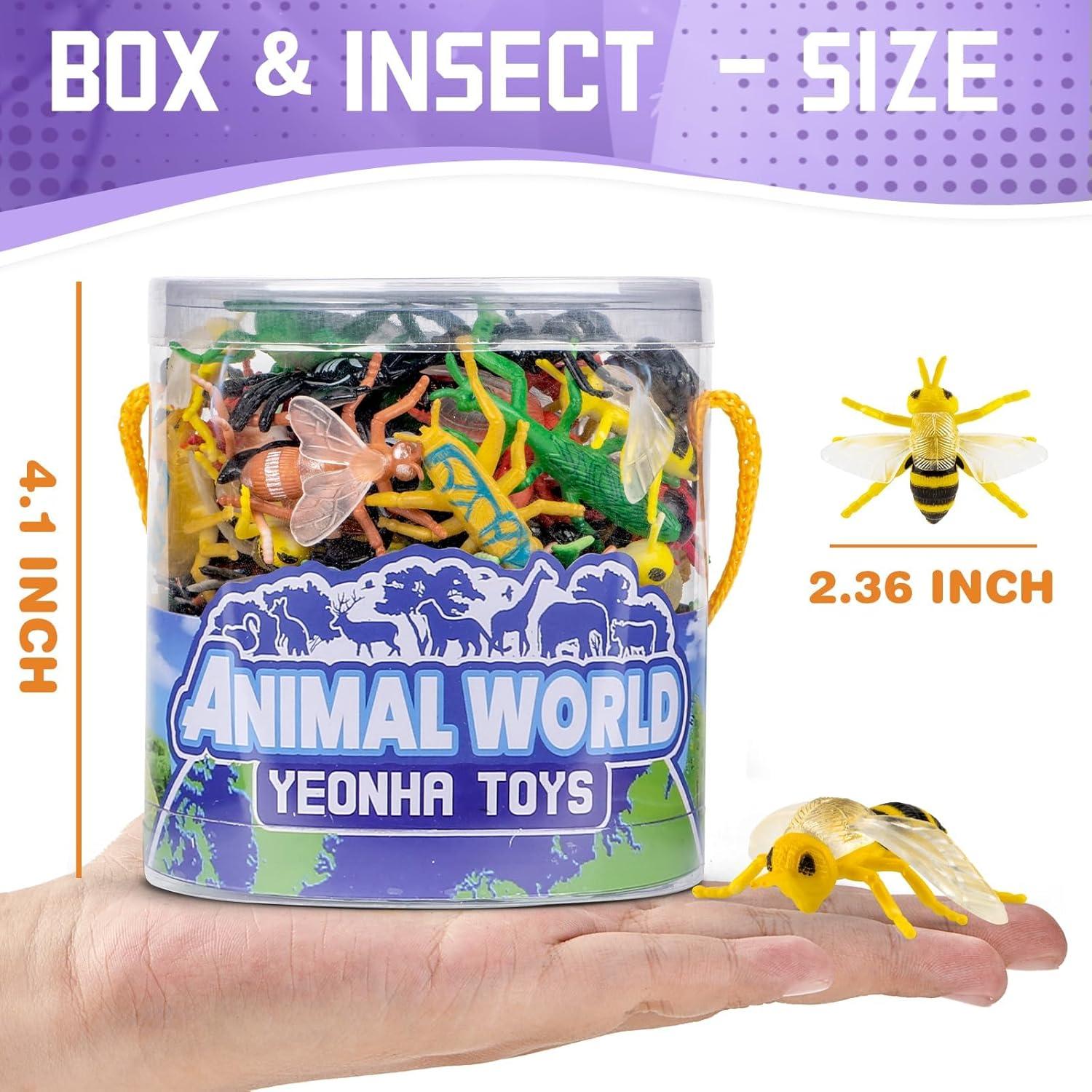 60 Piezas Juguetes de Insectos Yeonha Toys - Regalo Educativo