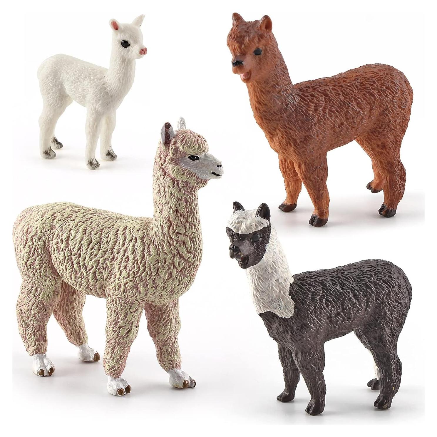 Figuras de Alpaca 4 Piezas WONWONTOYS Juguetes Educativos