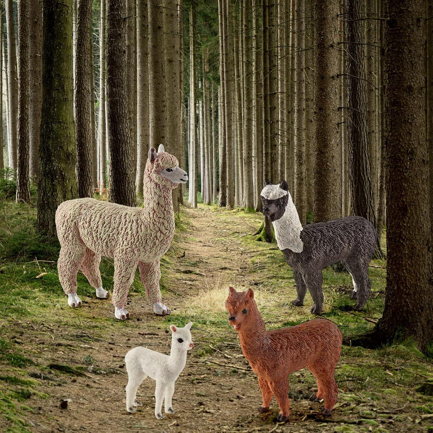 Figuras de Alpaca 4 Piezas WONWONTOYS Juguetes Educativos