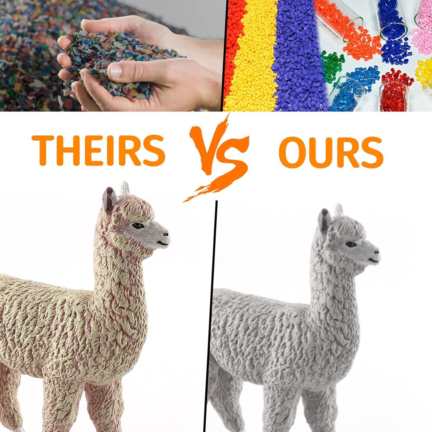 Figuras de Alpaca 4 Piezas WONWONTOYS Juguetes Educativos