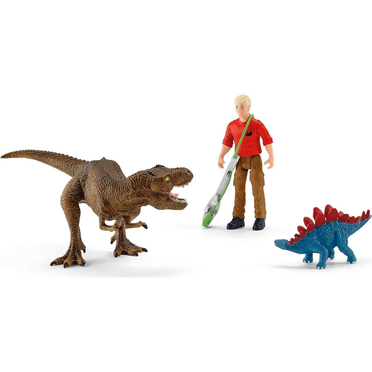 Juego de Dinosaurios Schleich - Ataque T-Rex 5 Figuras