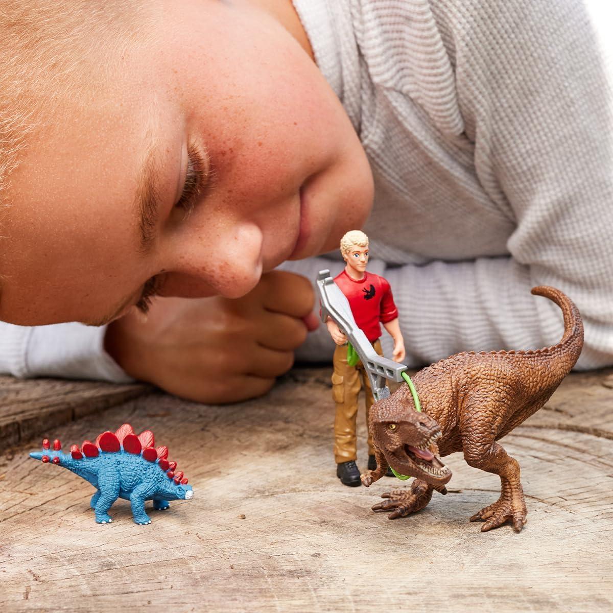 Juego de Dinosaurios Schleich - Ataque T-Rex 5 Figuras