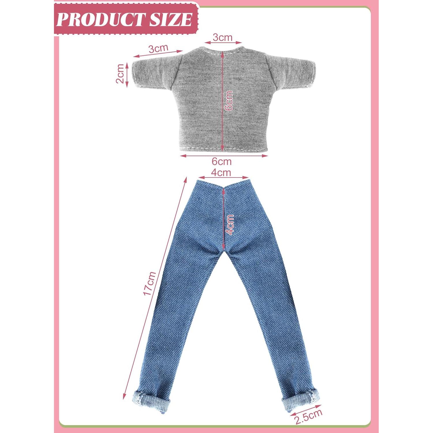 Bencailor 8 Piezas Ropa de Muñeca 28.58 cm Verano