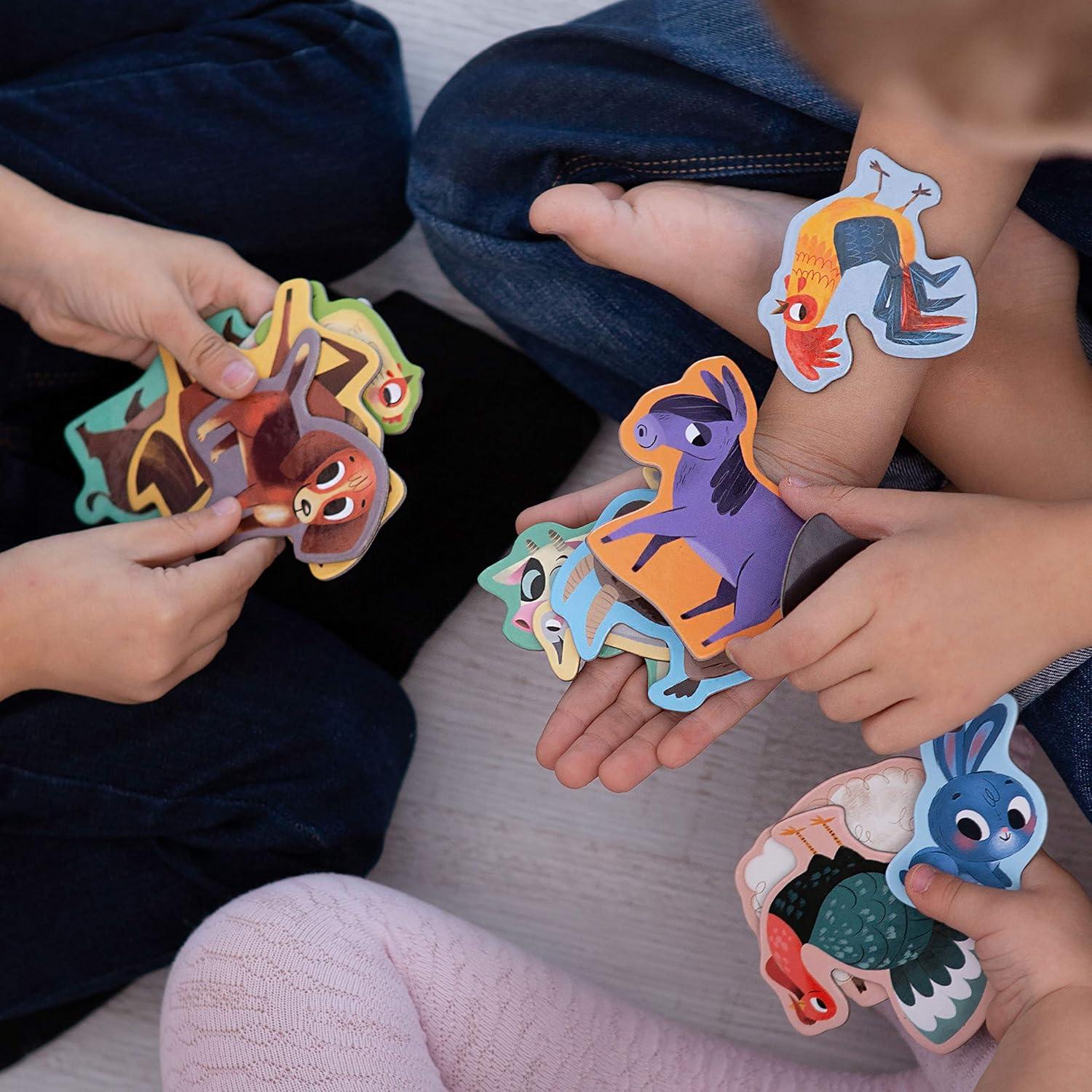 Imanes educativos de animales de granja MAGDUM - 15 piezas