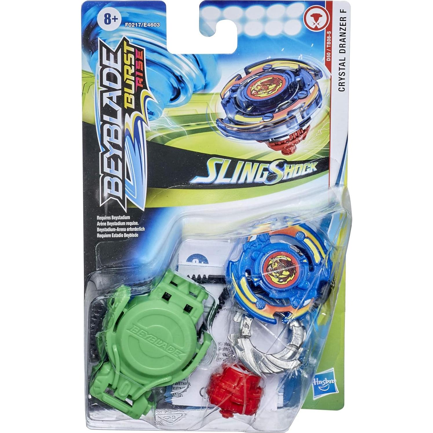 Beyblade Burst Slingshock Crystal Dranzer F - Juguete de Batalla