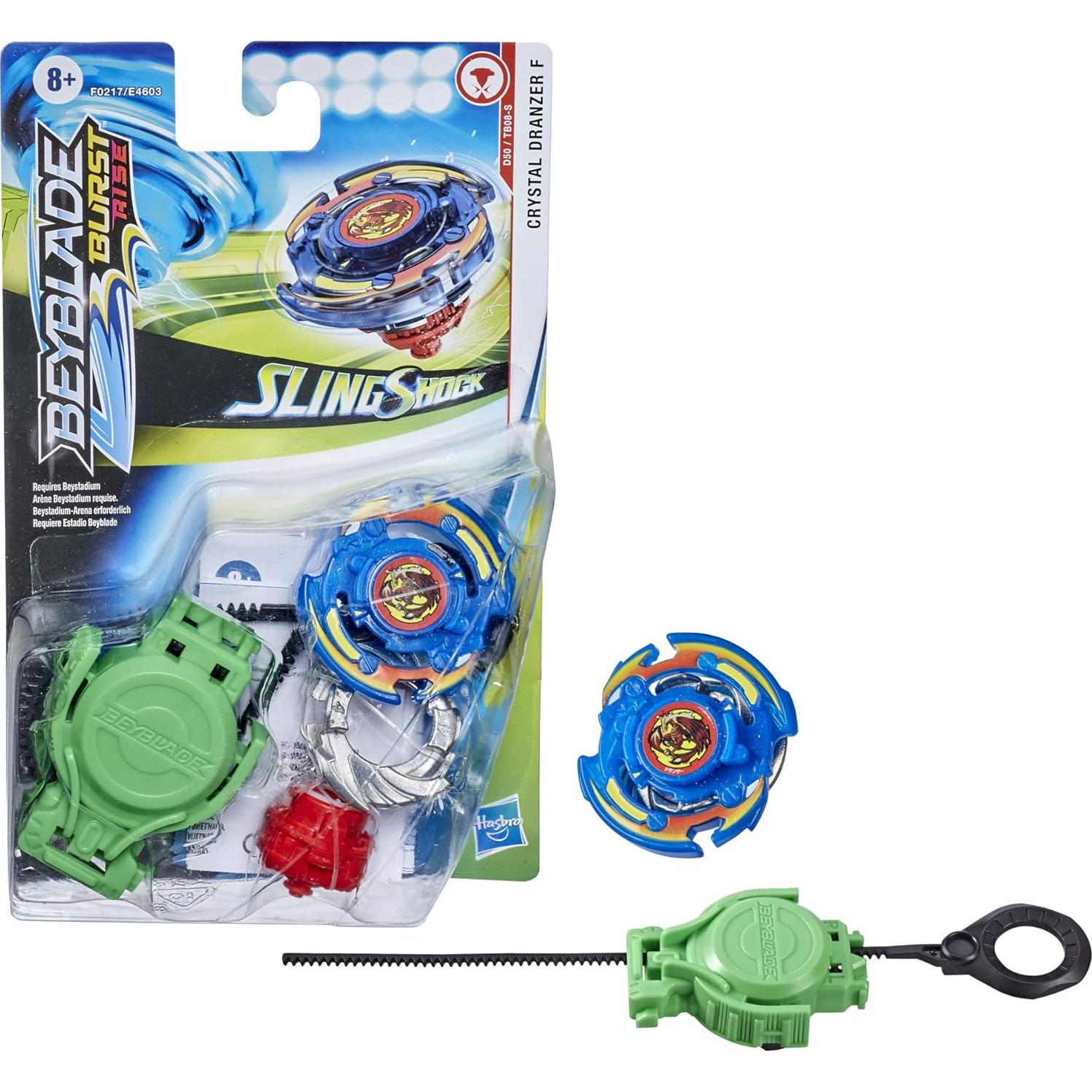Beyblade Burst Slingshock Crystal Dranzer F - Juguete de Batalla