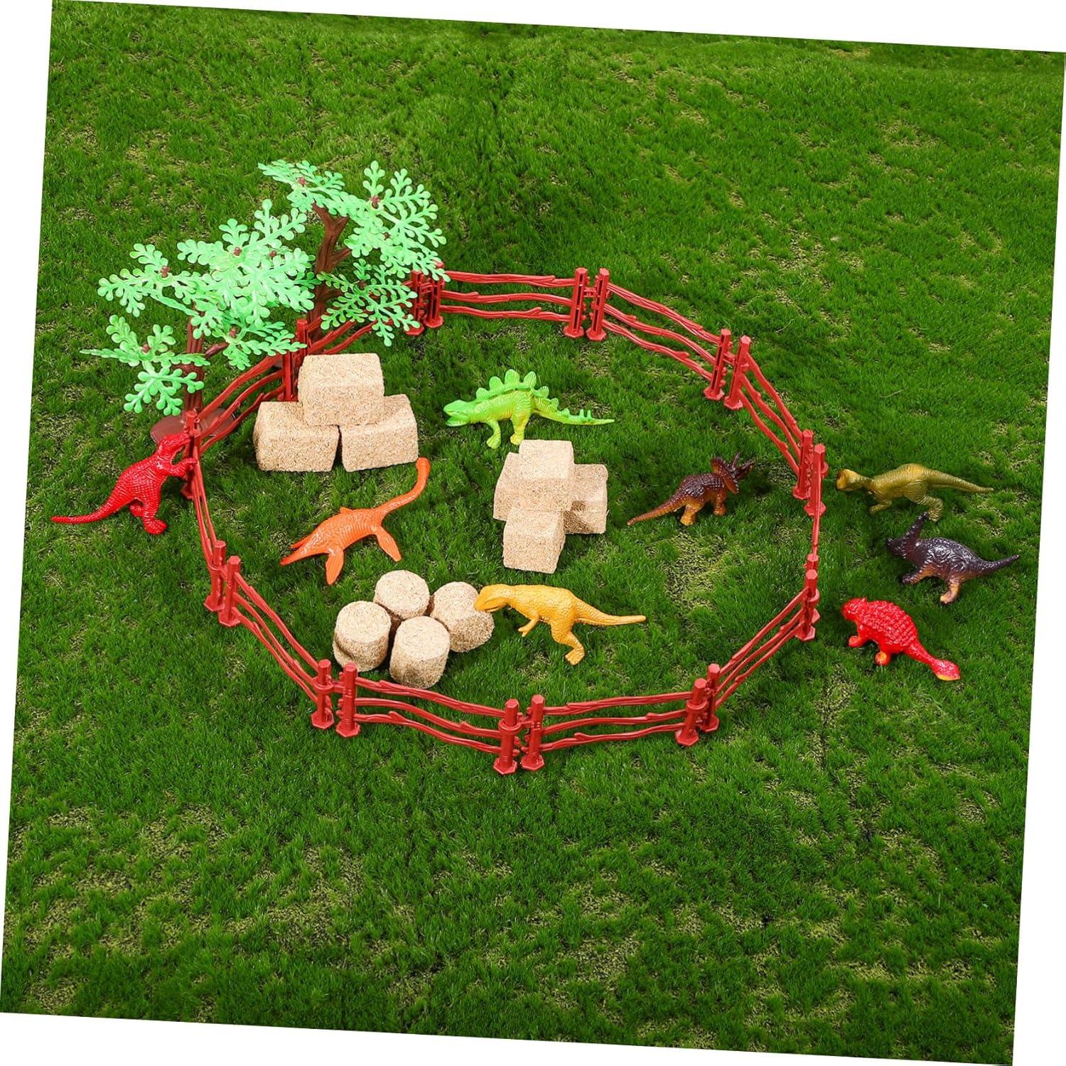 Set Miniatura Cerca de Granja Toddmomy con 12 Pacas de Heno