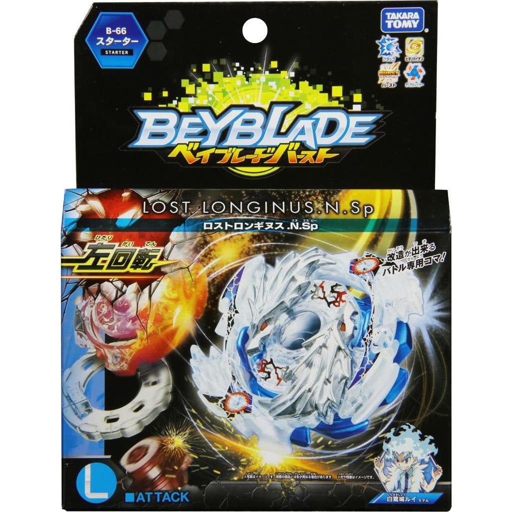 Beyblade Burst Takaratomy B-66 Longinus Perdido Ataque Starter