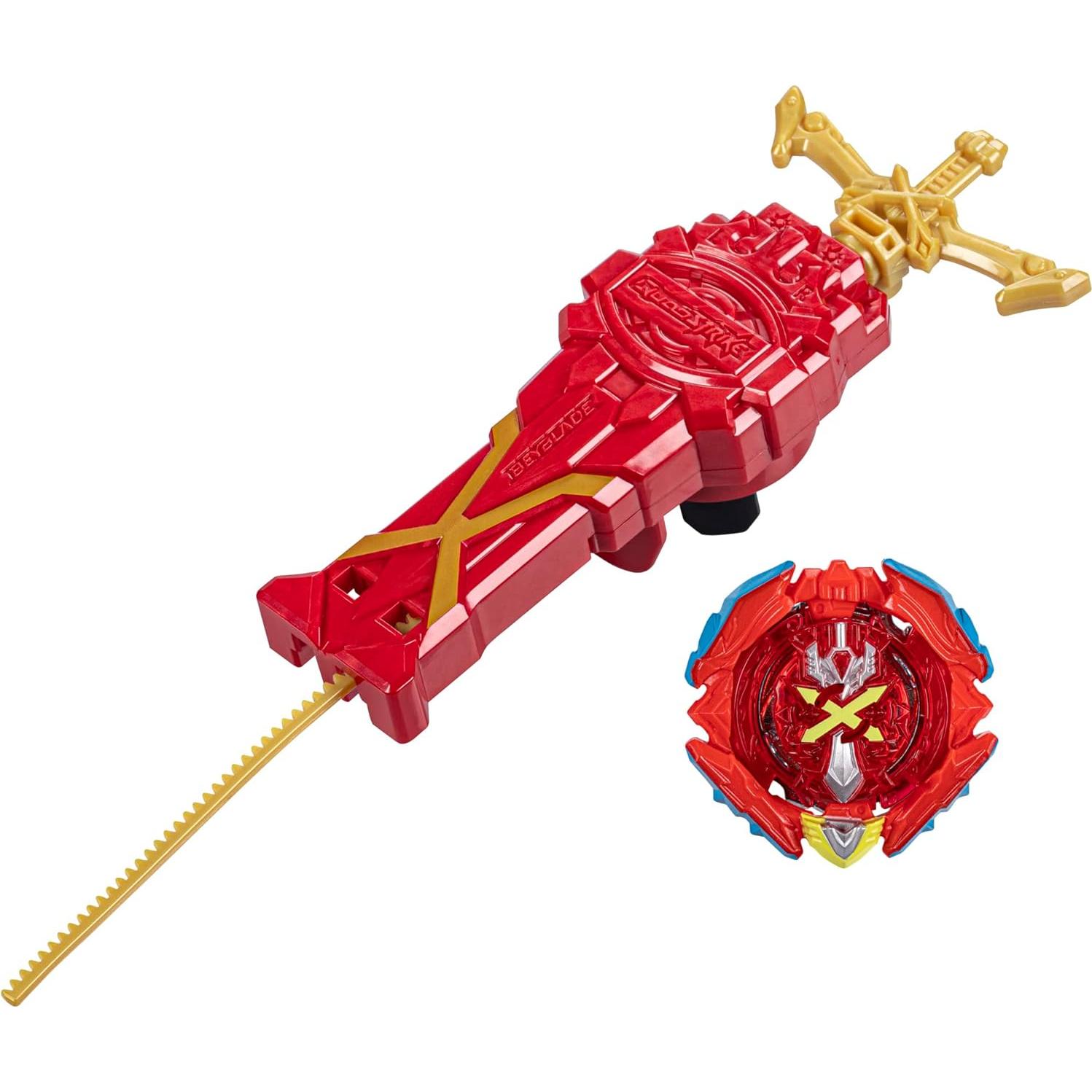 Lanzador de Velocidad Poder Xcalius Beyblade Burst QuadStrike