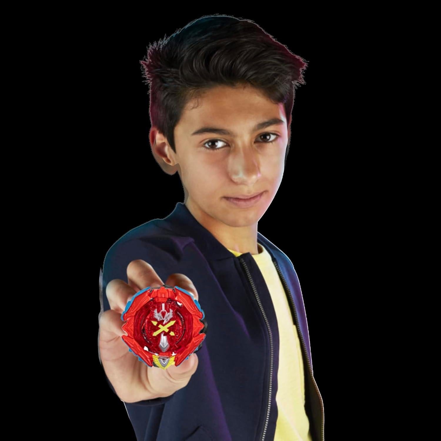Lanzador de Velocidad Poder Xcalius Beyblade Burst QuadStrike