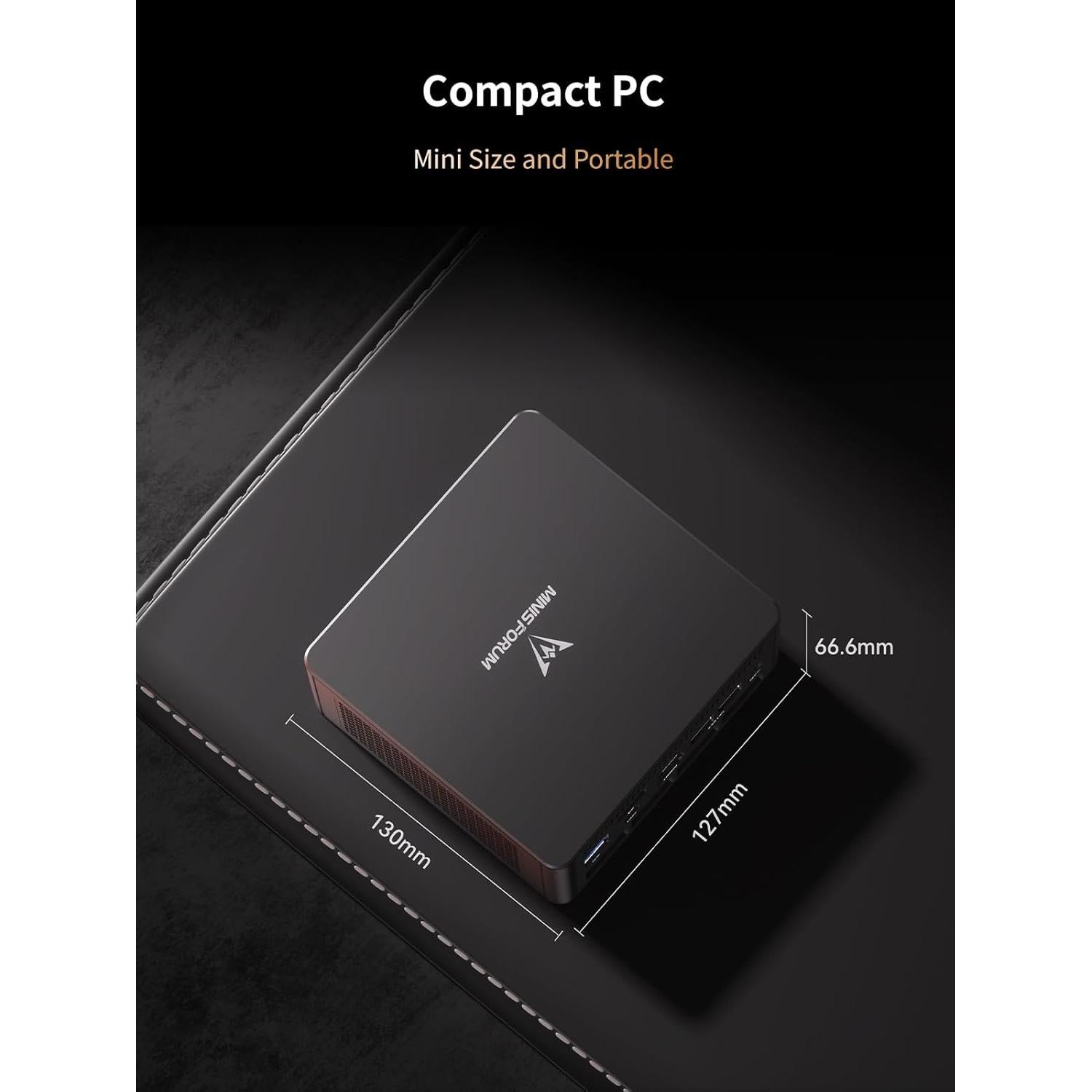 MINISFORUM UM890 Pro Mini PC Ryzen 9 64GB 1TB SSD 8K