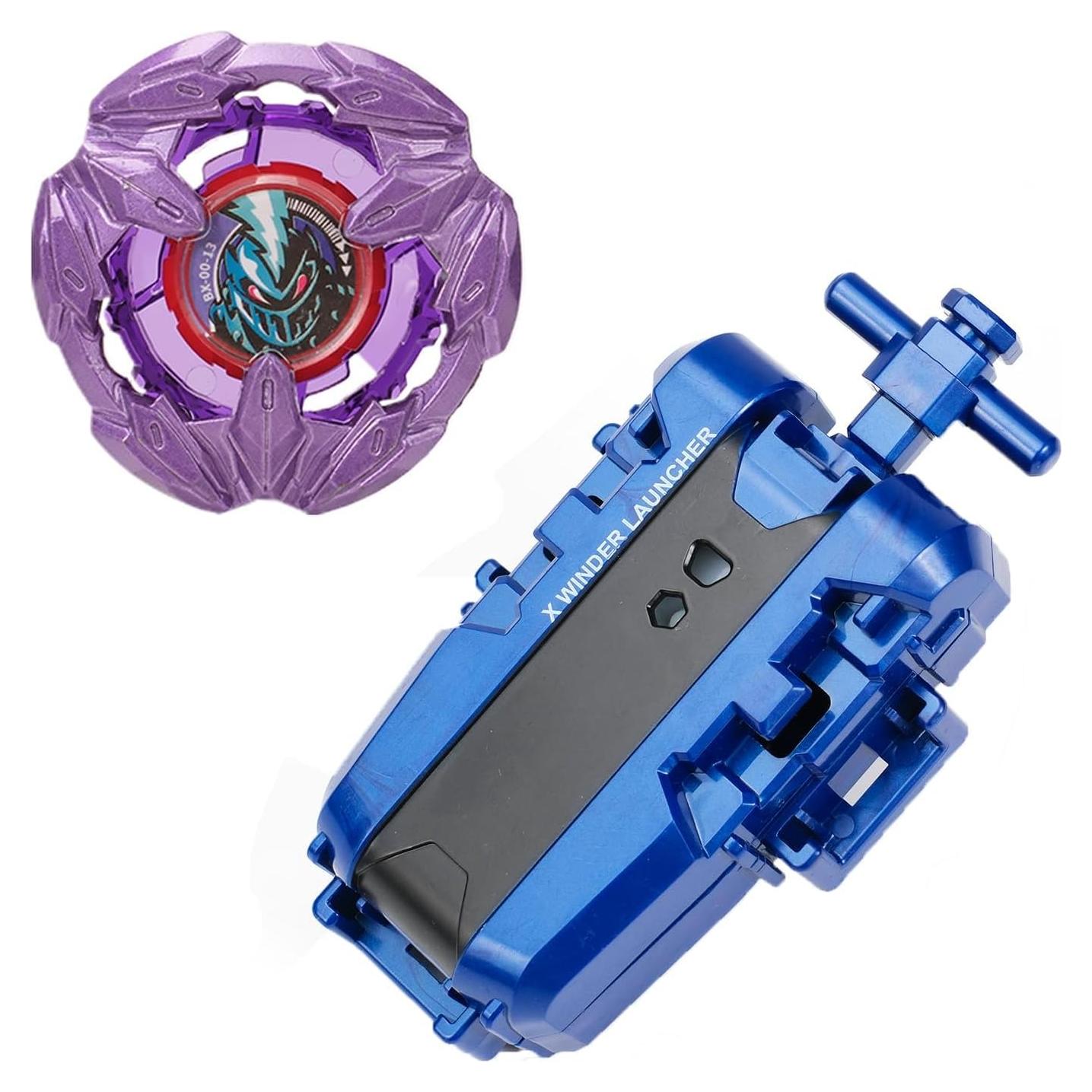 Conjunto de Peonzas Gyro X DEZAWRTY con Lanzador para Niños