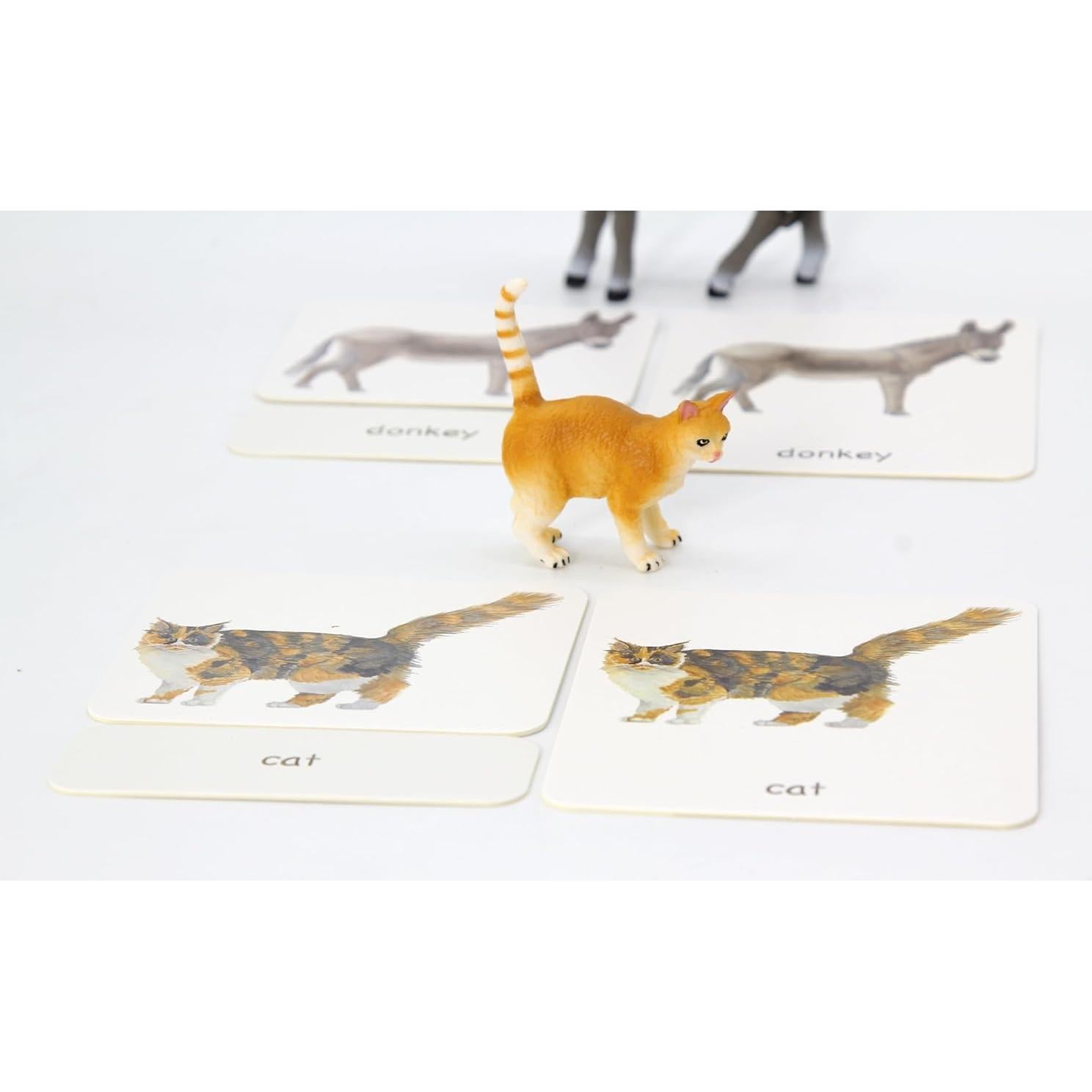 12 Piezas Réplicas Animales de Granja Montessori 1.45 kg