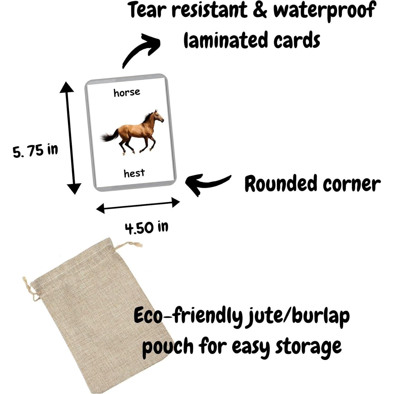 Tarjetas Didácticas Bilingües LifeLoLo - Animales de Granja