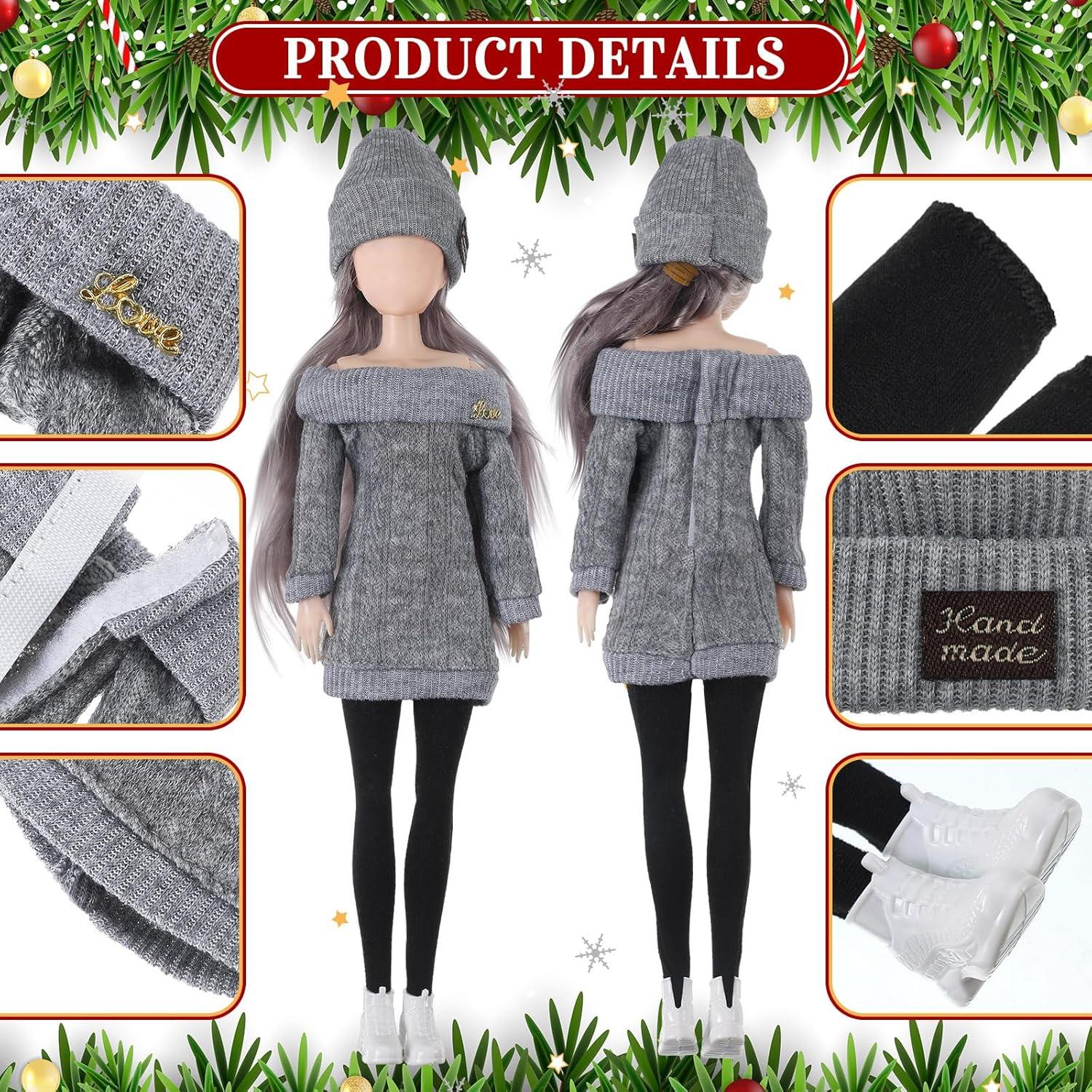 Geyoga Set 12 Piezas Ropa y Accesorios para Muñecas 30 cm