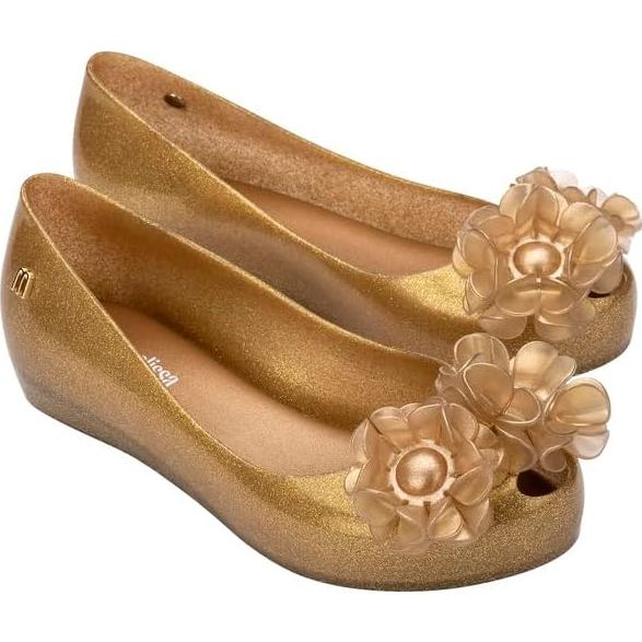 Mini Melissa Ultragirl Ballet Flats Niñas Brillo Beige 19.5cm