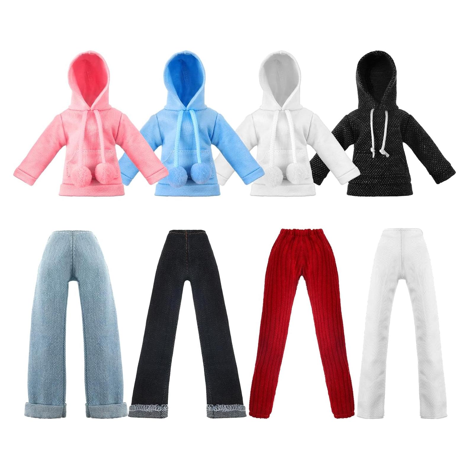 Conjunto Ropa de Muñeca Bencailor 8 Piezas 21.96 cm