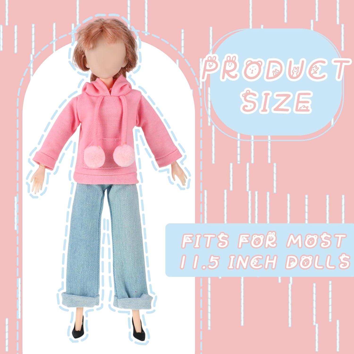 Conjunto Ropa de Muñeca Bencailor 8 Piezas 21.96 cm