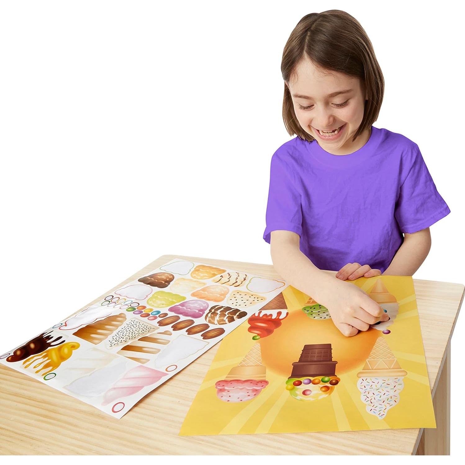 Paquete de Stickers Melissa & Doug - 3 Cuadernos Temáticos