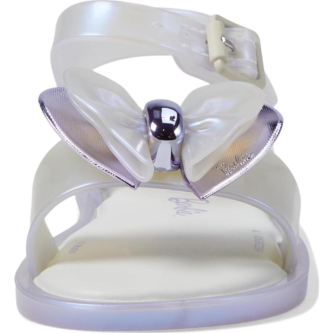 Sandalia Mini Melissa Mar de Niña Barbie Azul Perla 5