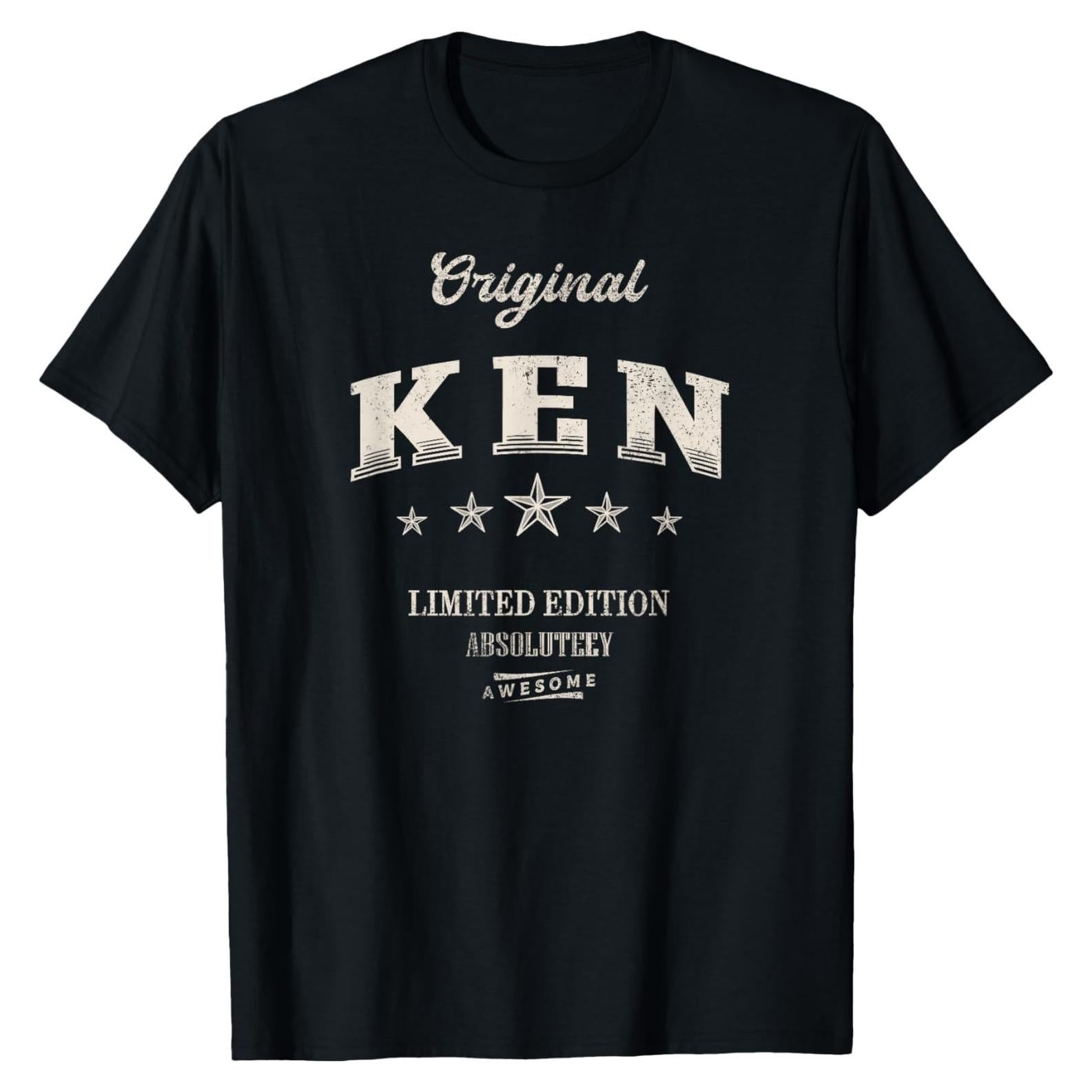Camiseta Edición Limitada Ken para Hombre - Color Negro