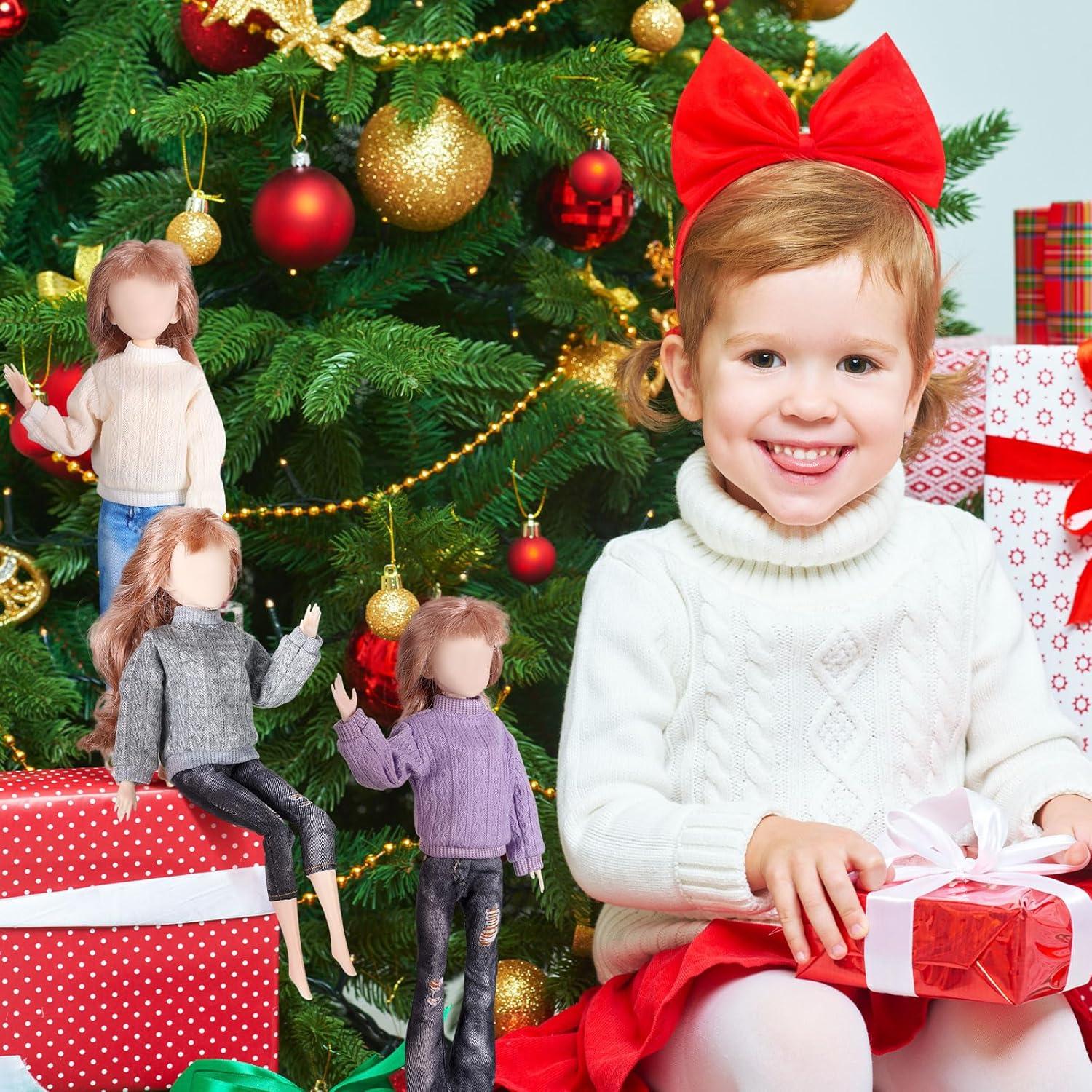 Bencailor 8 Piezas Ropa para Muñecas 29.21 cm Suéter y Pantalones