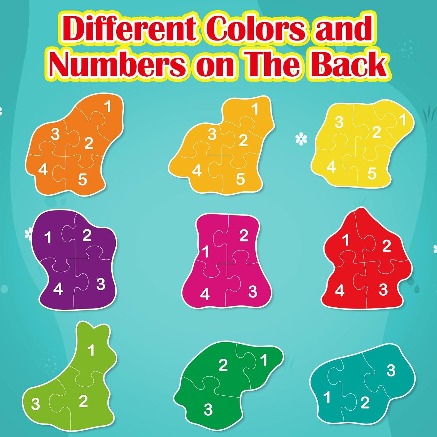 Rompecabezas Educativo de Animales Broytain 9 Piezas 3 Años+