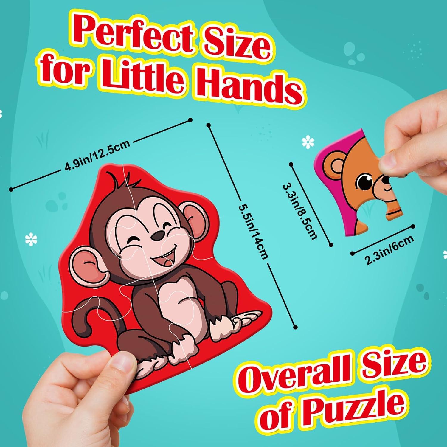 Rompecabezas Educativo de Animales Broytain 9 Piezas 3 Años+