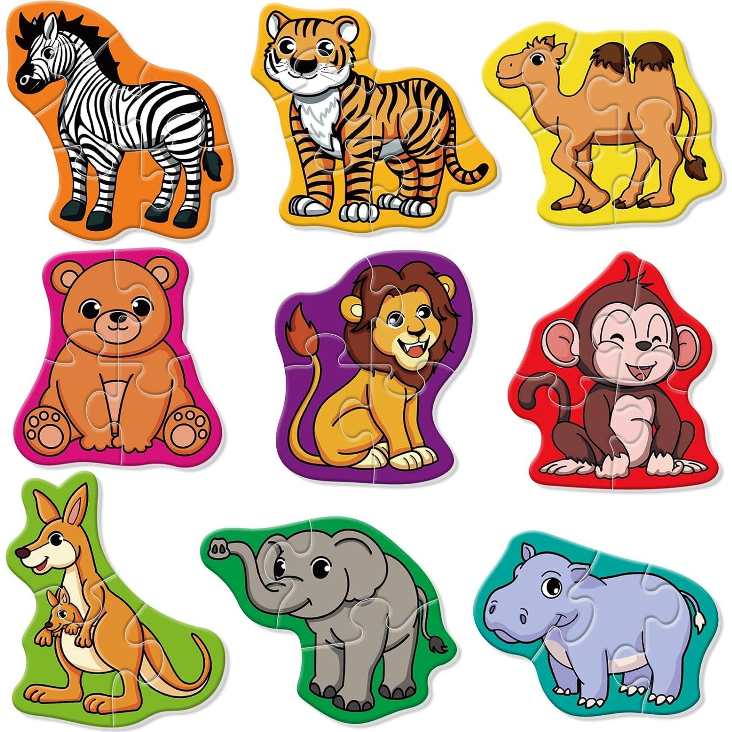 Rompecabezas Educativo de Animales Broytain 9 Piezas 3 Años+