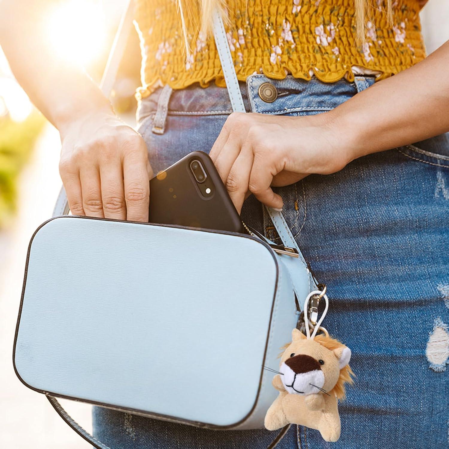 Shappy 100 Mini Juguetes de Peluche León 6.5x5 cm