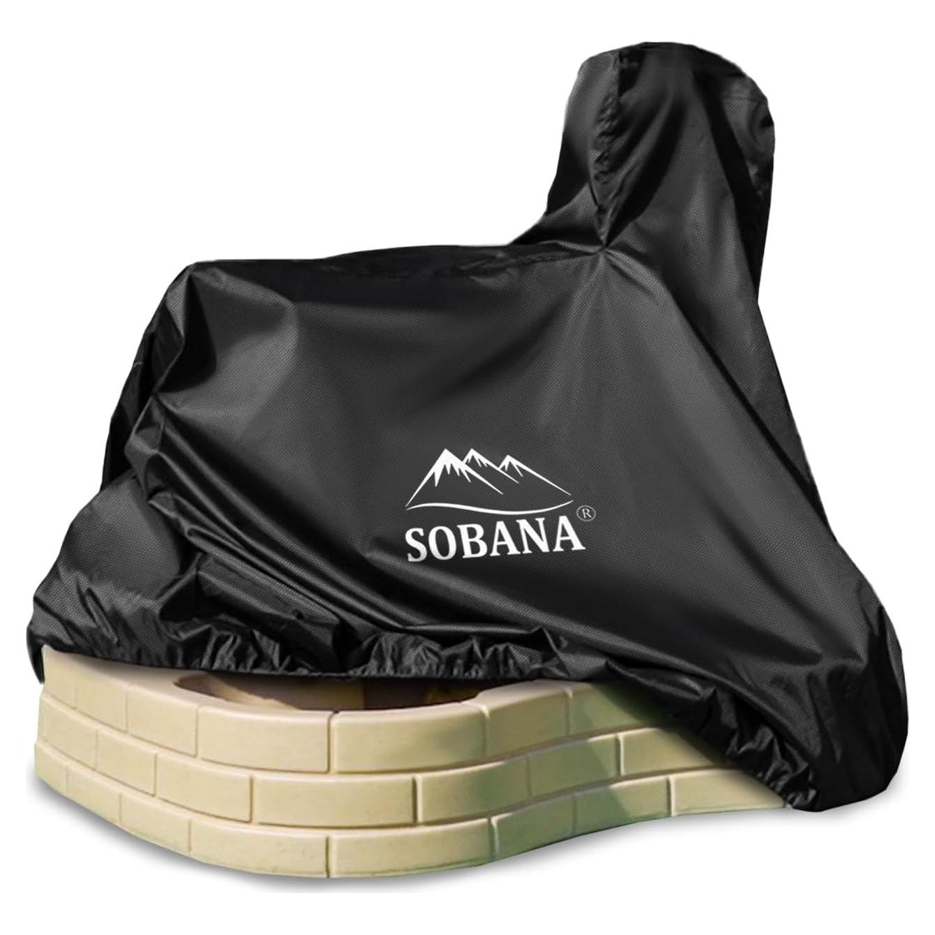 Cubierta de Mesa de Agua Sobana 76x102x97cm Impermeable Negra