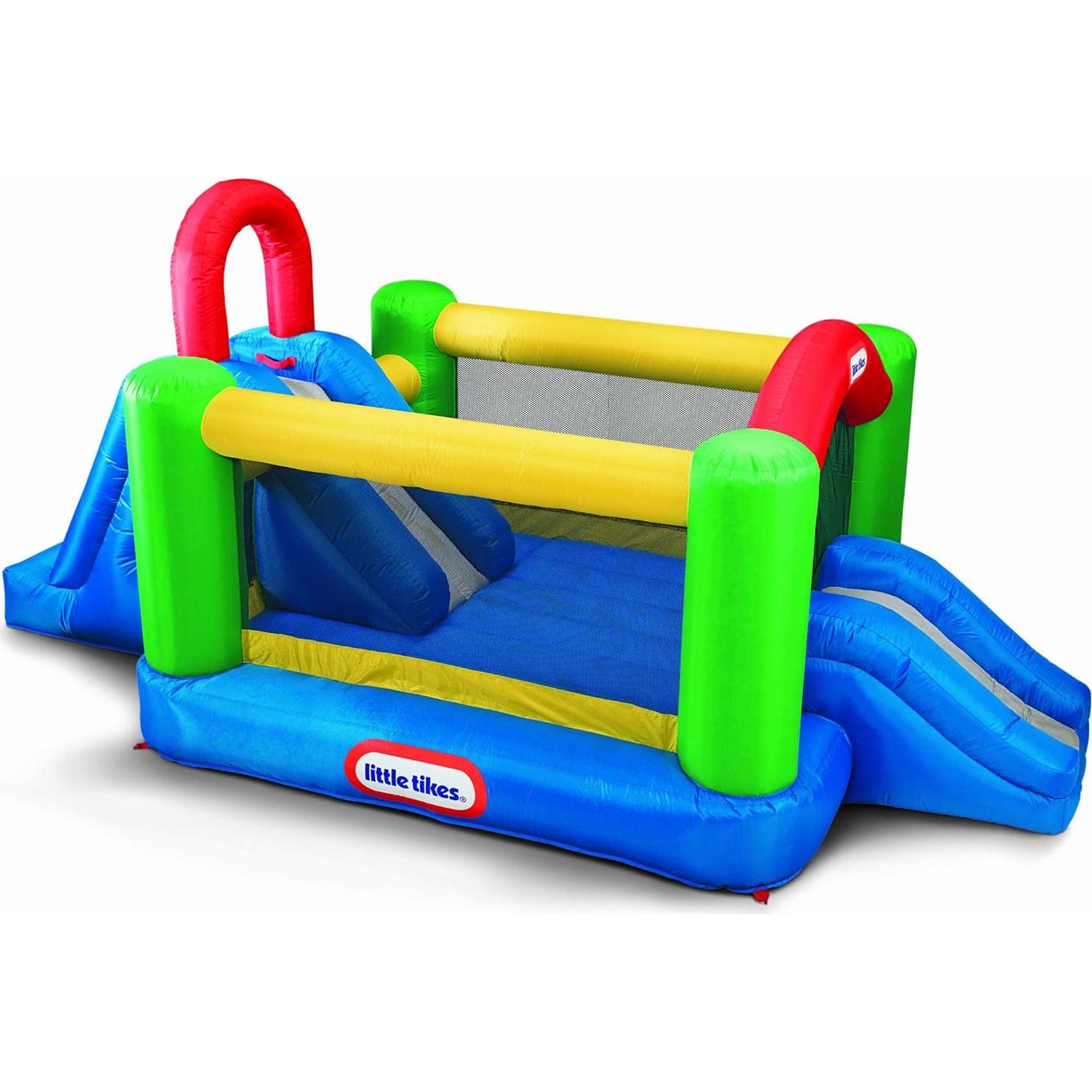 Inflable Little Tikes Salto y Tobogán Doble 426x274x213 cm