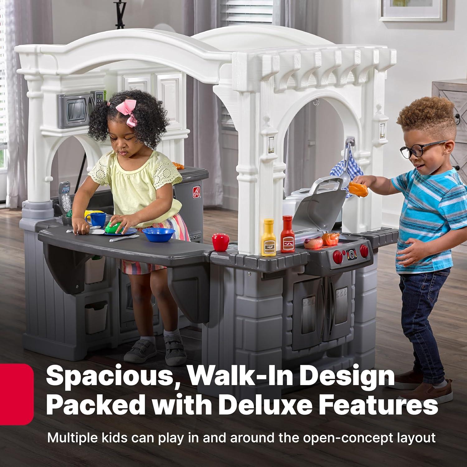 Cocina y Parrilla Step2 para Niños, Juego Interactivo 103 Piezas