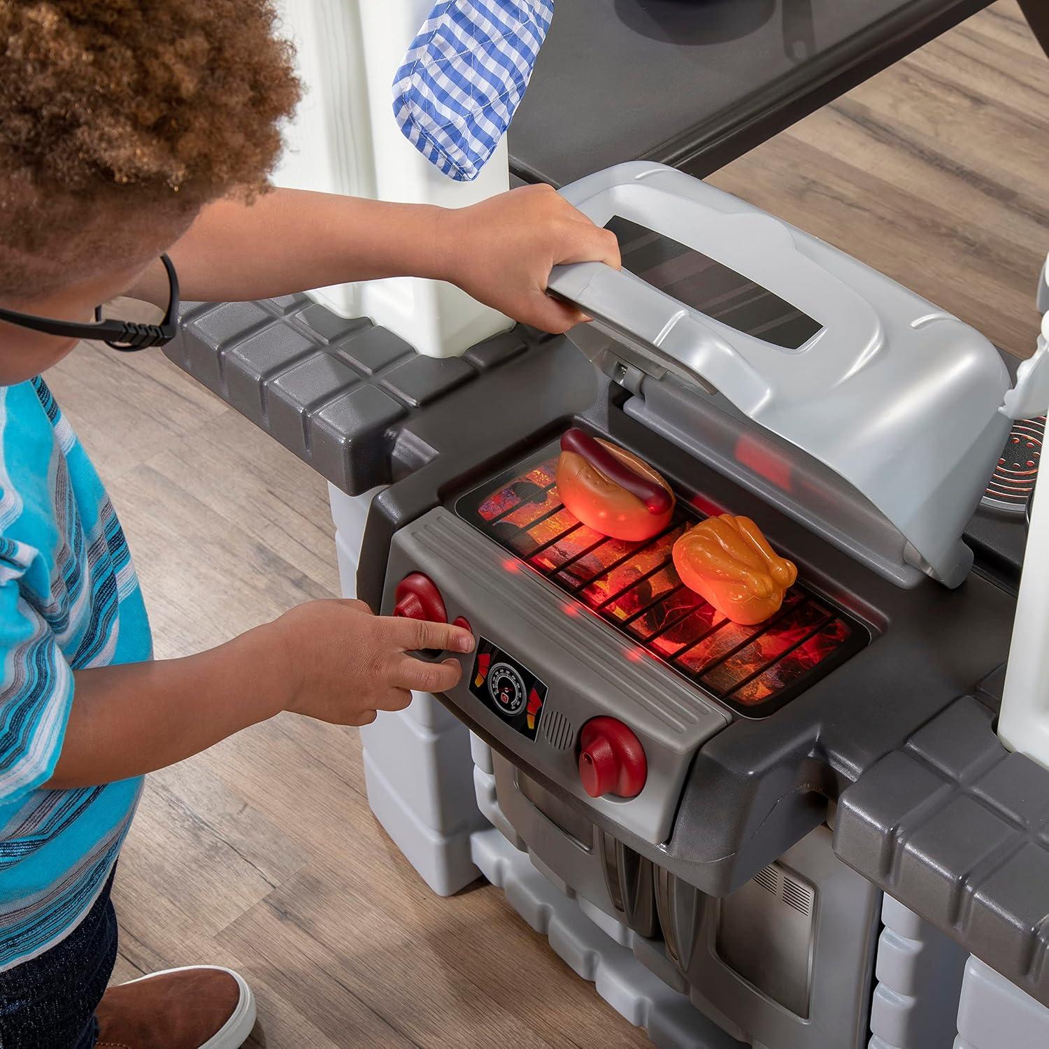 Cocina y Parrilla Step2 para Niños, Juego Interactivo 103 Piezas