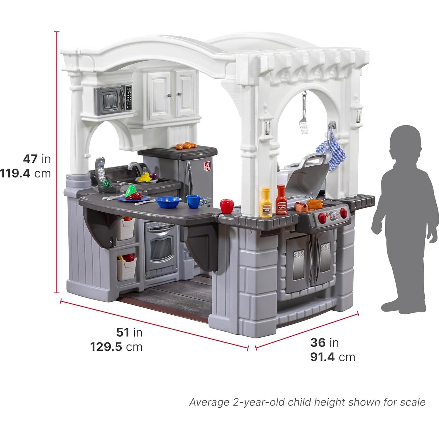 Cocina y Parrilla Step2 para Niños, Juego Interactivo 103 Piezas