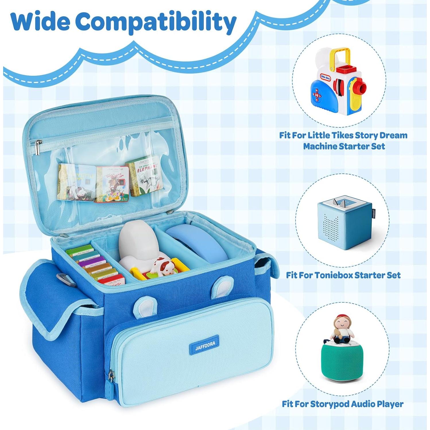 Funda de Almacenamiento Little Tikes para Toniebox y Storypod - Azul