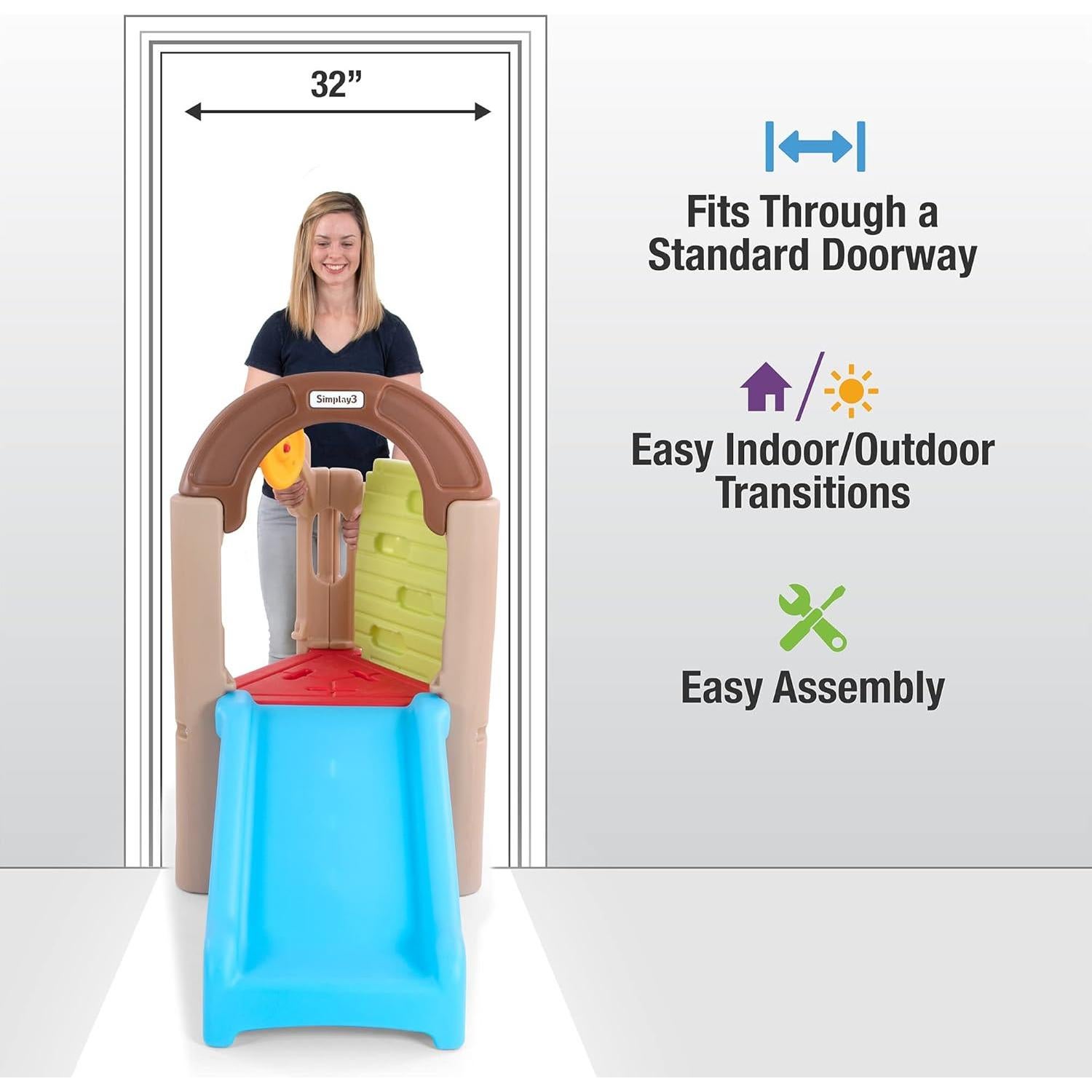 Escalador de Actividades Simplay3 para Niños 1.5-6 Años