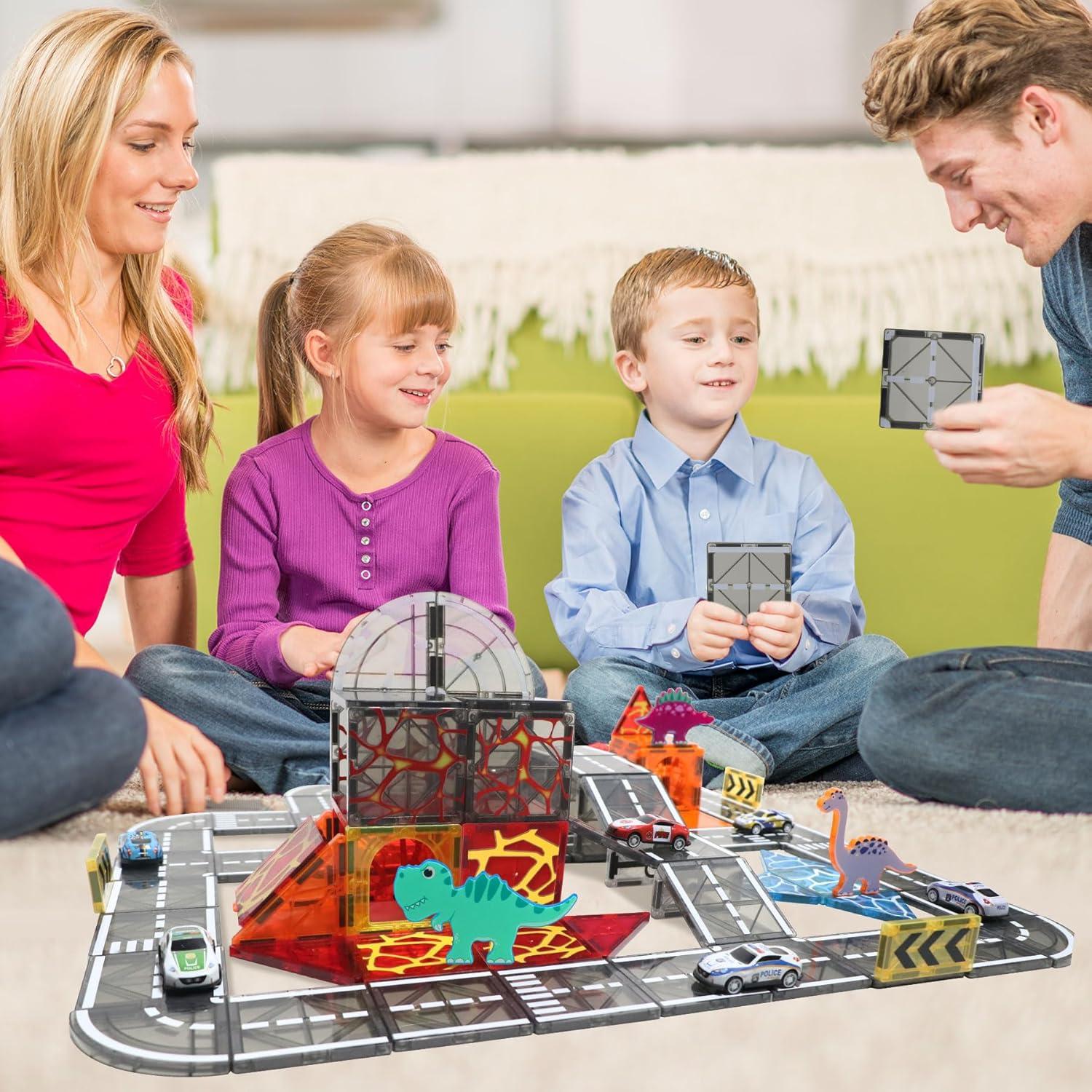 Juego de Piezas Magnéticas de Carretera SKTMYY 32 Piezas