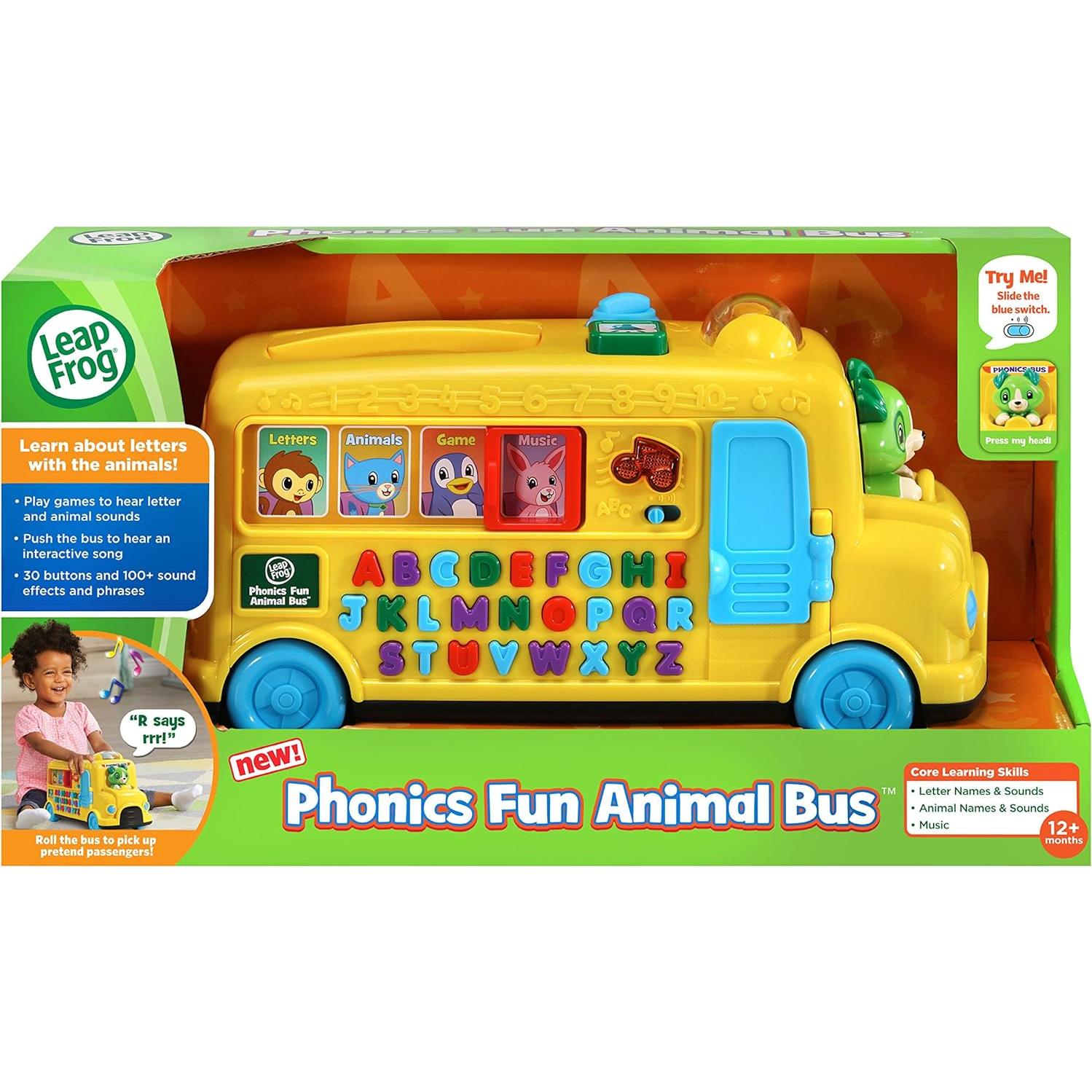 Autobús de Animales Divertido VTech 80-601300 11.81x30.80cm