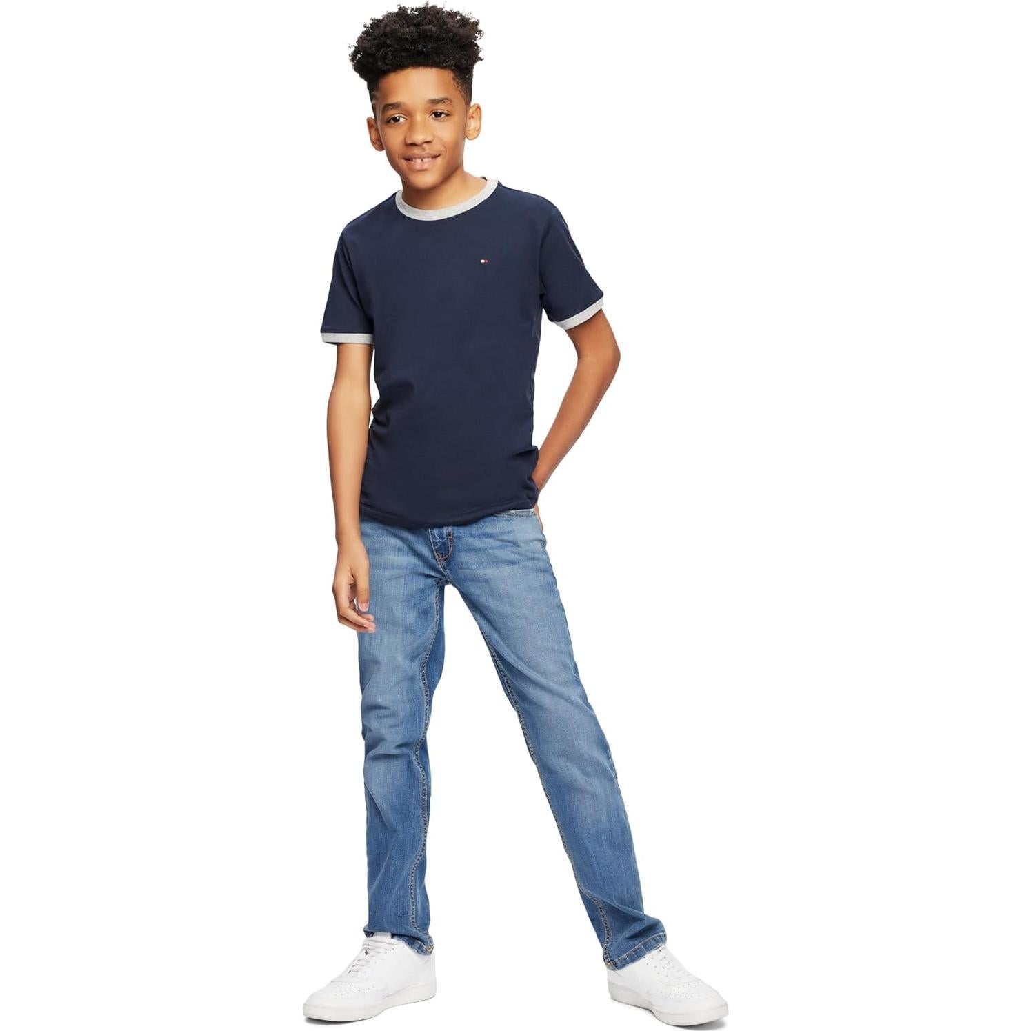 Camiseta Tommy Hilfiger Ken Niños Grandes Algodón Navy