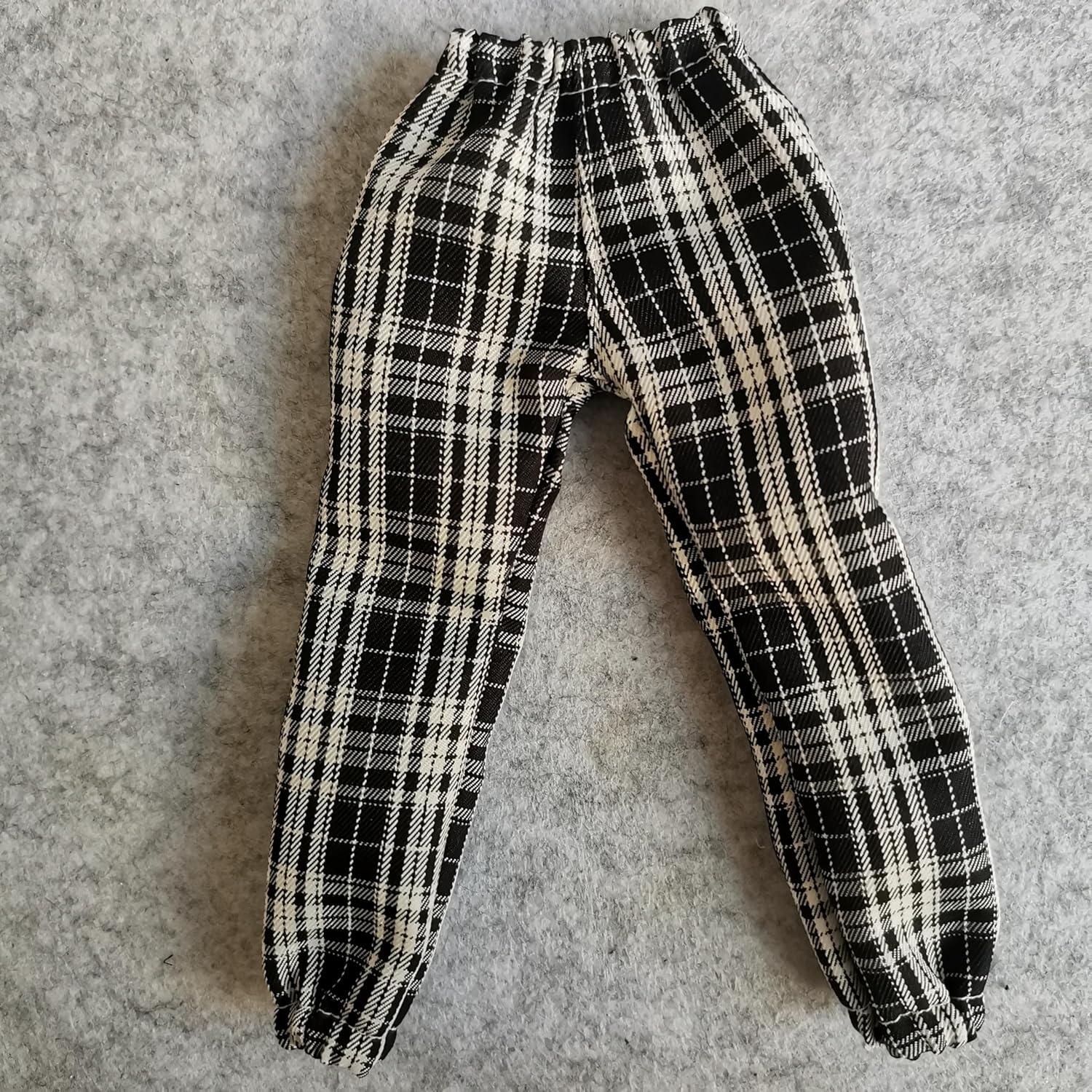 Sudadera 1/6 SSbeauty + Pantalones cuadros para figura 30 cm